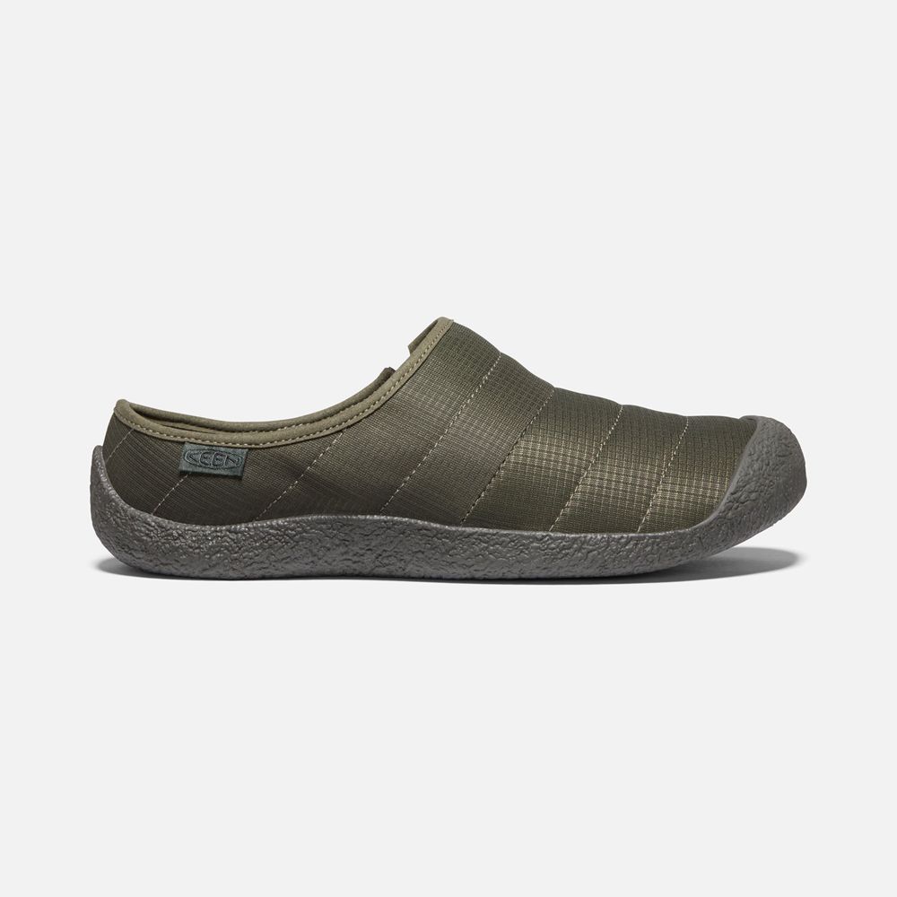 Keen Slippers Heren Olijfgroen - Howser Slide - 04769-DXTU